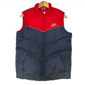 Nike Boys Red&Navy Puffer Vest XL